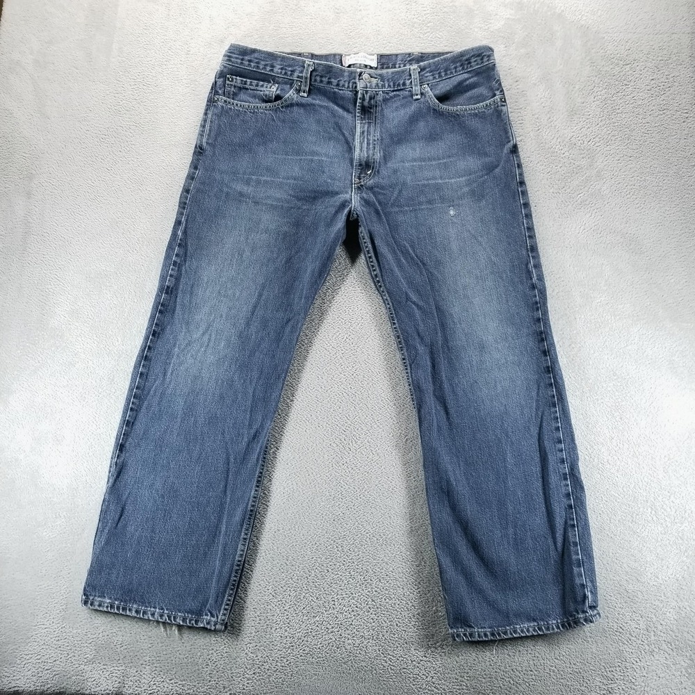 VTG Levis 529 Jeans Mens 40x30 Blue Low Rise Straight Made In USA Y2K
